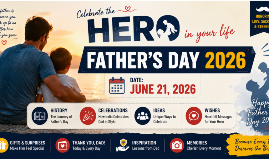 Father’s Day 2026 in India: Date June 21, History, Celebrations & Happy Father’s Day 2026 Wishes