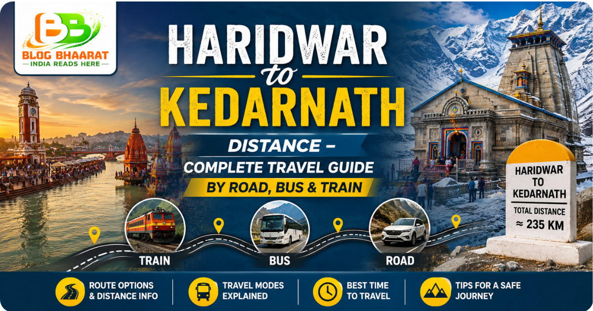 Haridwar to Kedarnath Distance – Complete Travel Guide by Road, Bus & Train